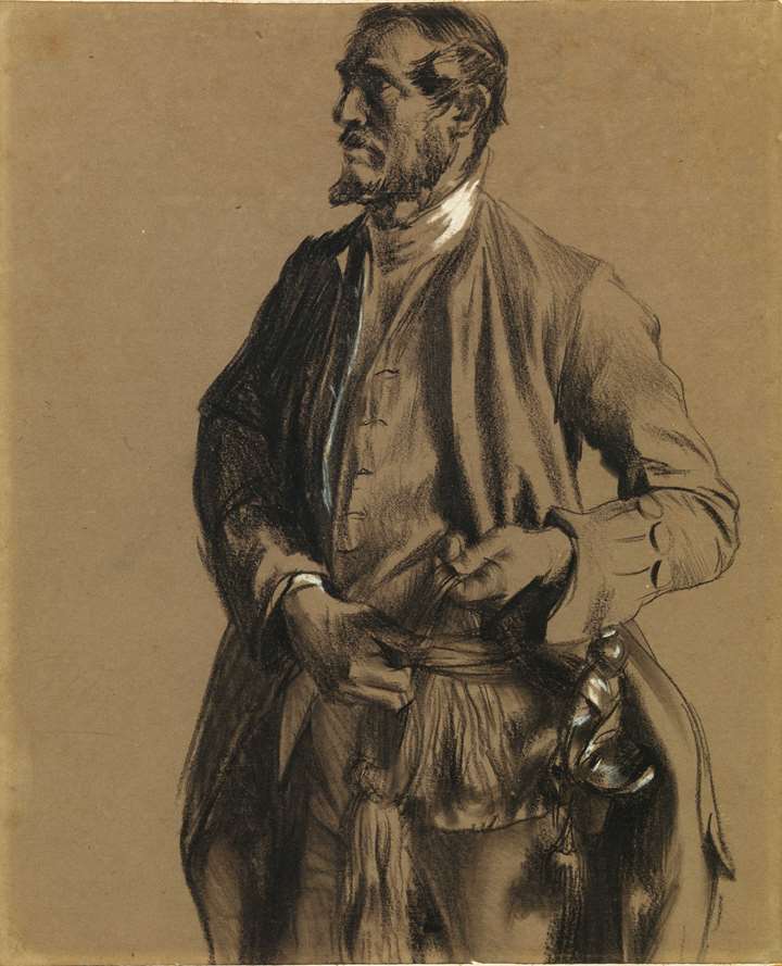 Study for a Portrait of Generalleutnant Hans Karl von Winterfeldt